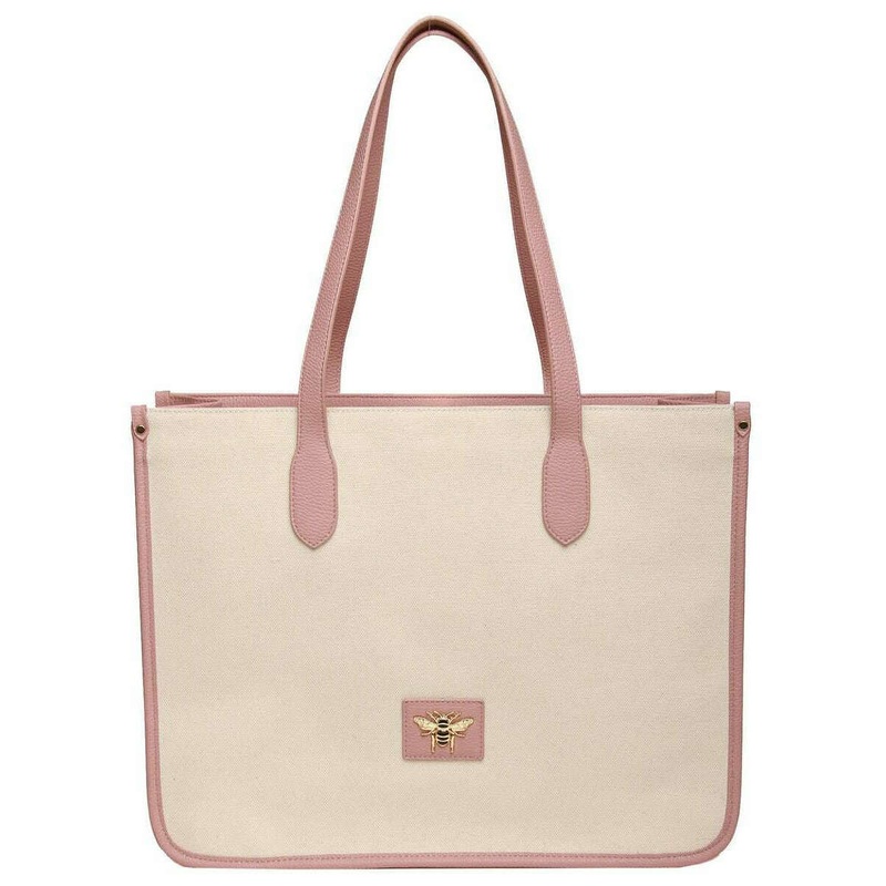 Alice Wheeler London Kingston Canvas Tote Bag – Pink