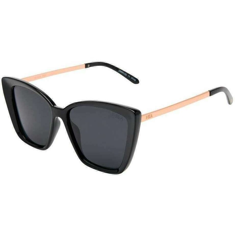 I-SEA Aloha Fox Sunglasses – Black/Smoke Polarised
