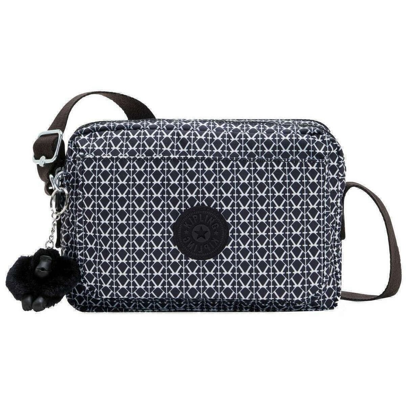 Kipling Abanu M Crossbody Bag – Black/White