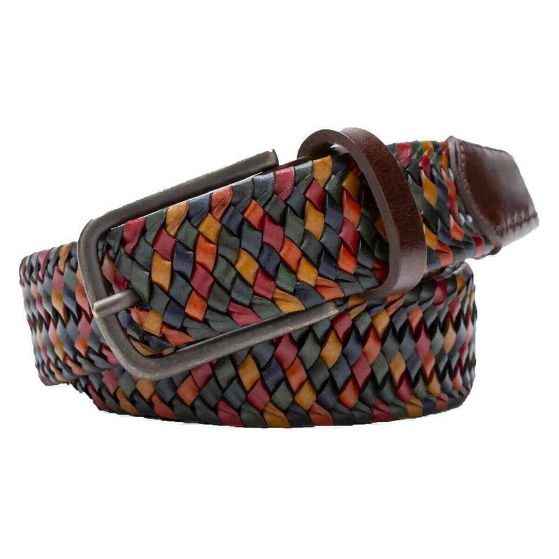 Meyer Elastic Leather Belt – Multi-colour