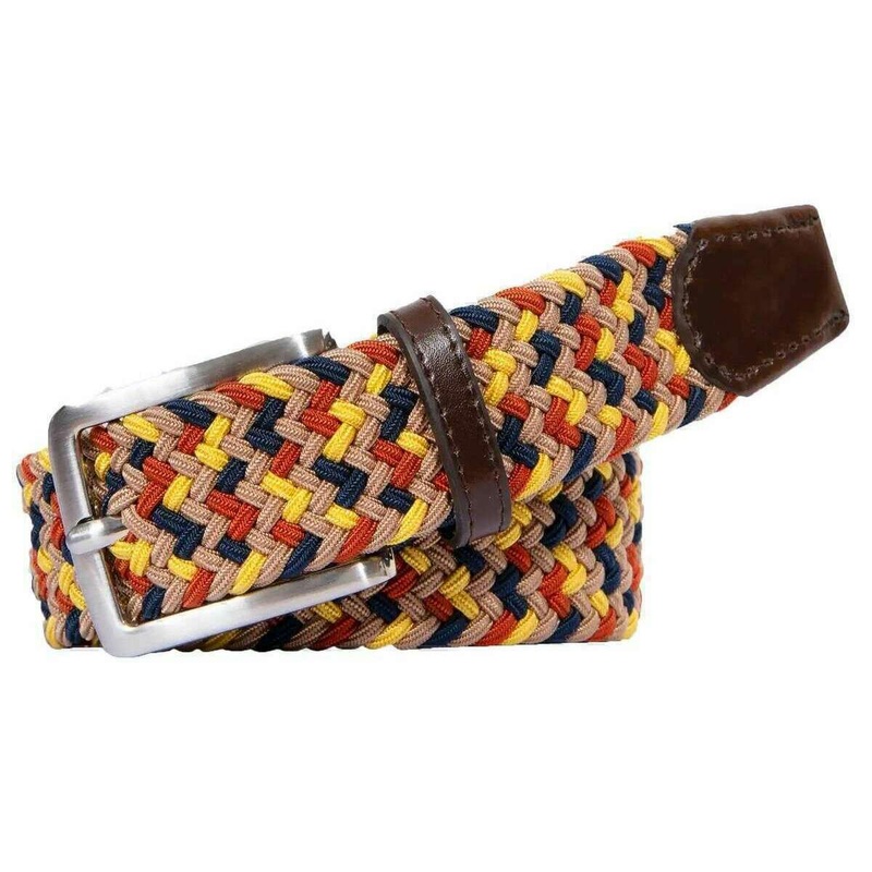 Meyer Super-Stretch Belt – Beige/Multi-colour
