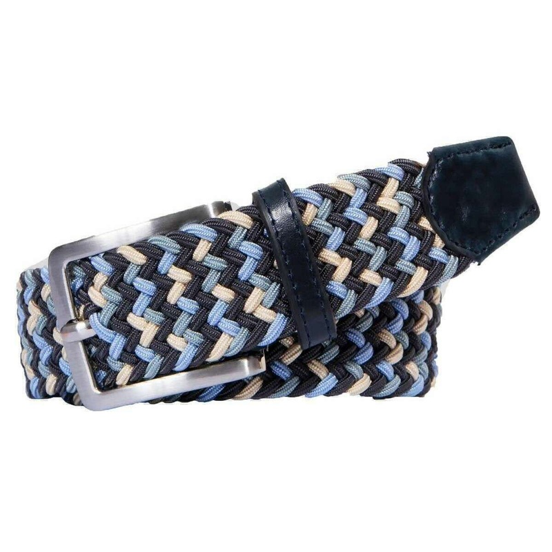 Meyer Super-Stretch Belt – Light Blue/Multi-colour