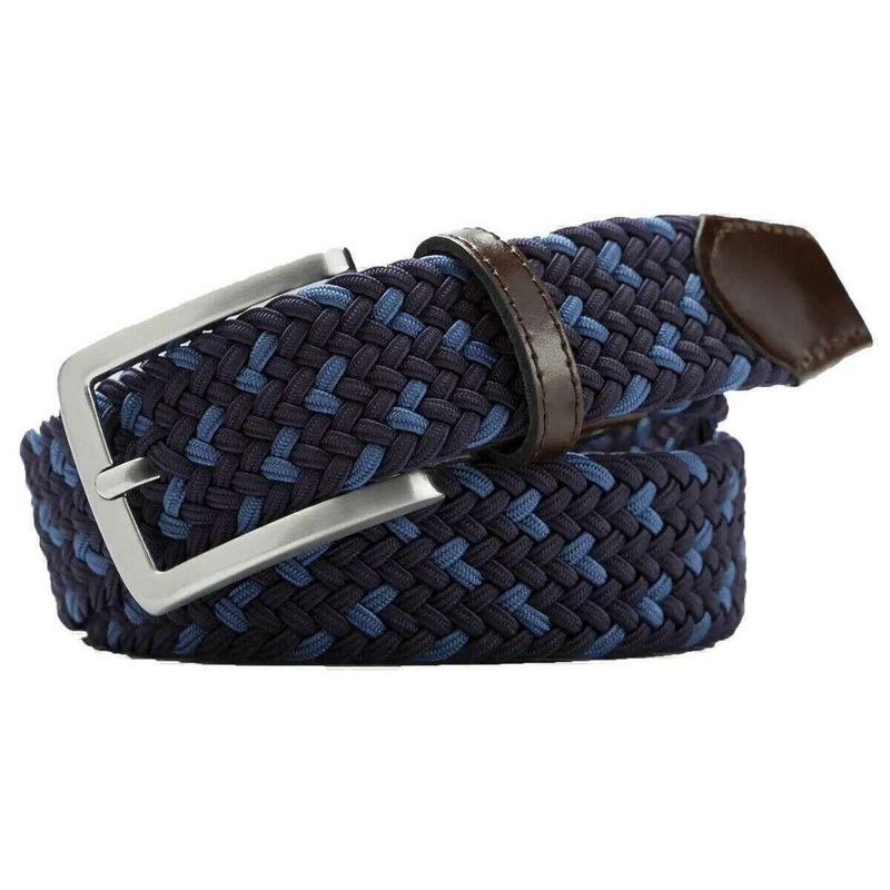 Meyer Super-Stretch Belt – Navy/Multi-colour