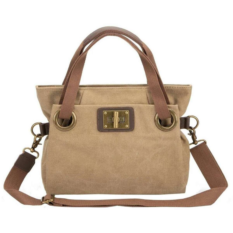ZEDE Pont Des Arts Mini Cross Body Bag – Beige Khaki