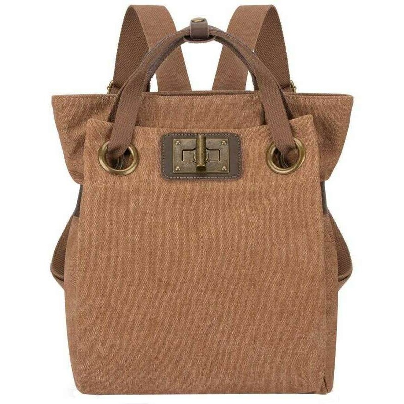 ZEDE Pont Des Arts Small Backpack – Camel Brown
