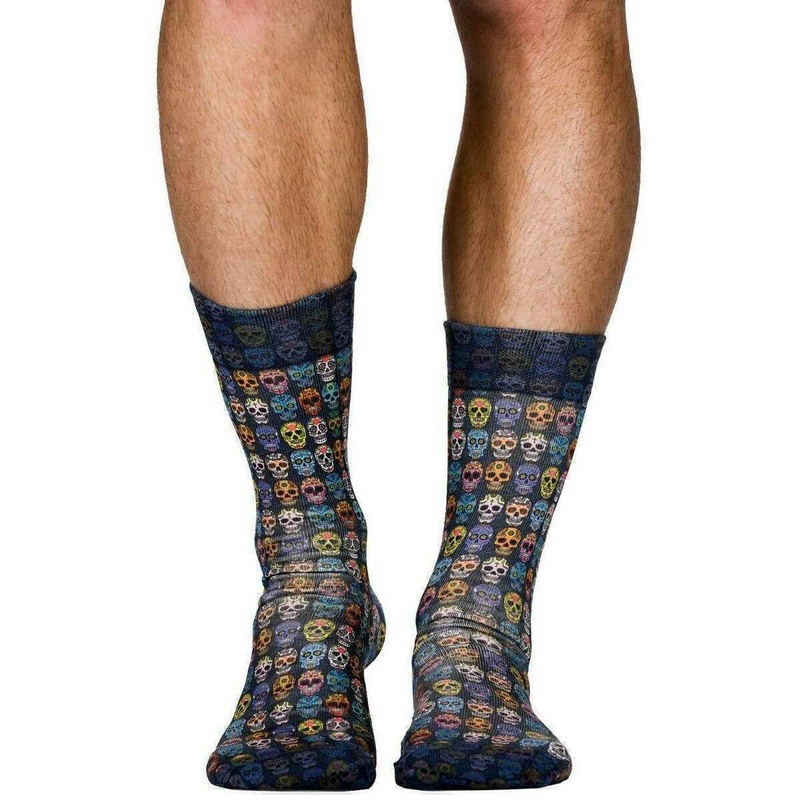 Wigglesteps Blue Skulls Socks – Blue/Multi-colour