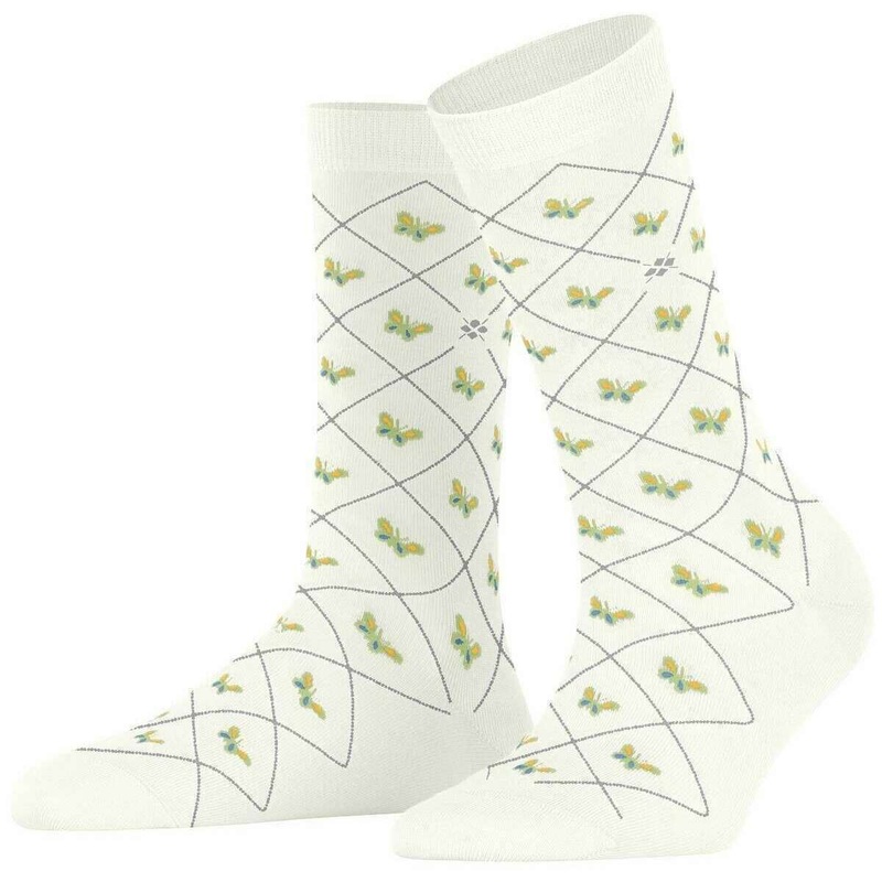 Burlington British Argyle Socks – Off-White