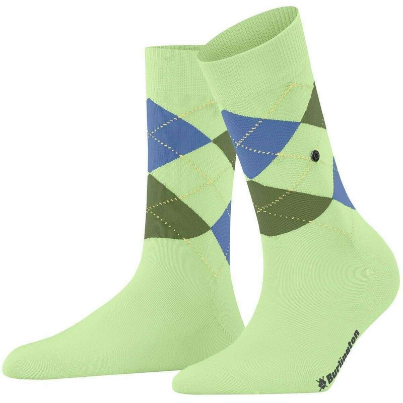 Burlington Covent Garden Socks – Green/Blue