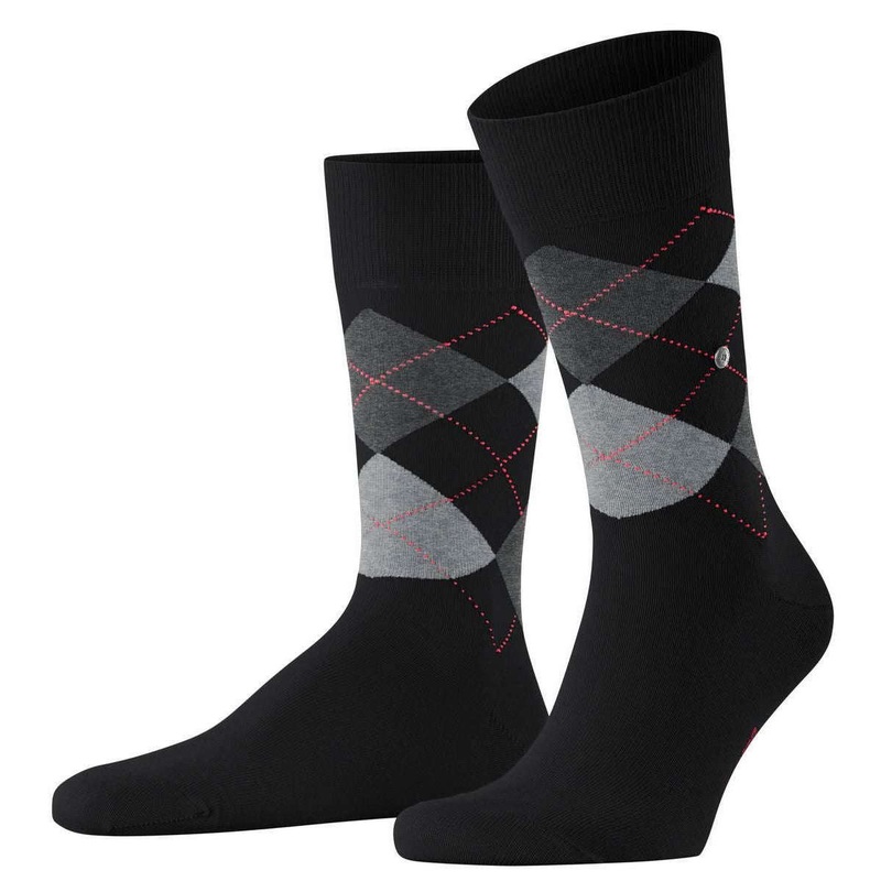 Burlington King Socks – Black Flames