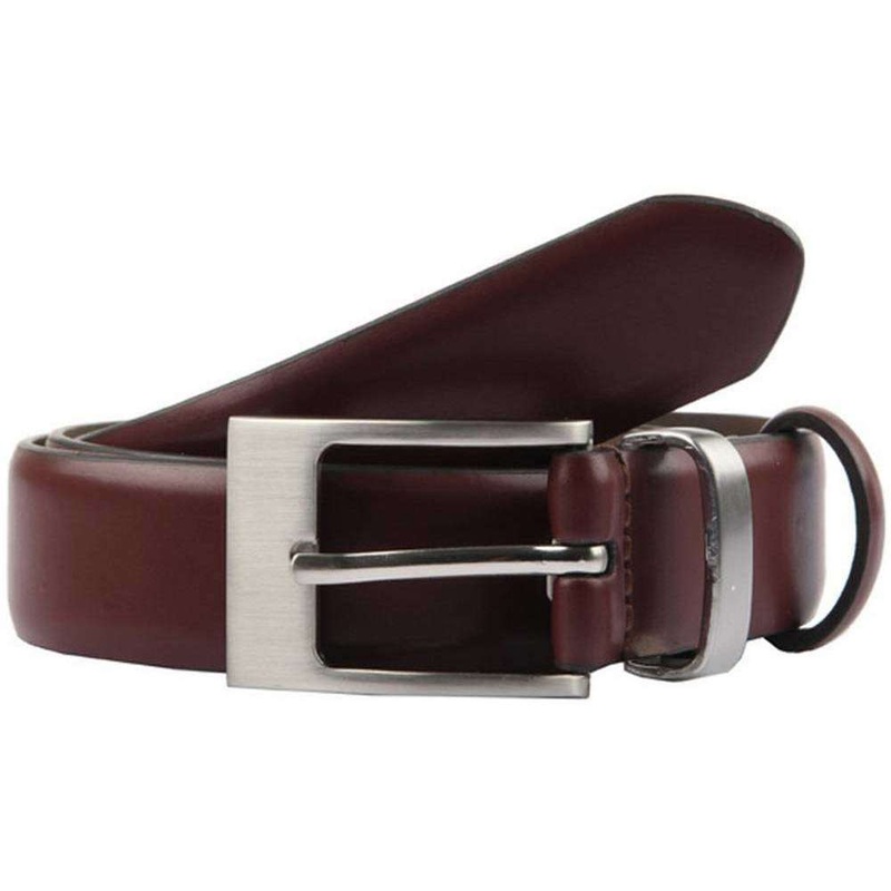 Dents Classic Leather Belt – Chestnut