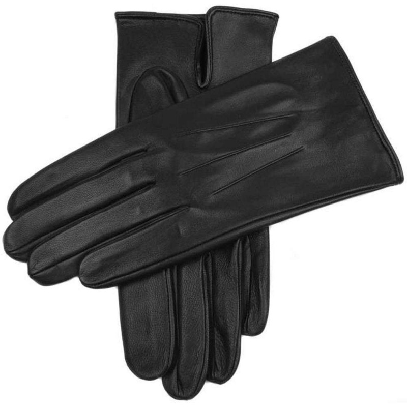Dents Milton Unlined Hairsheep Leather Gloves – Black