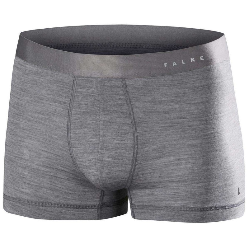 Falke Silk Wool Boxer Shorts – Heather Grey