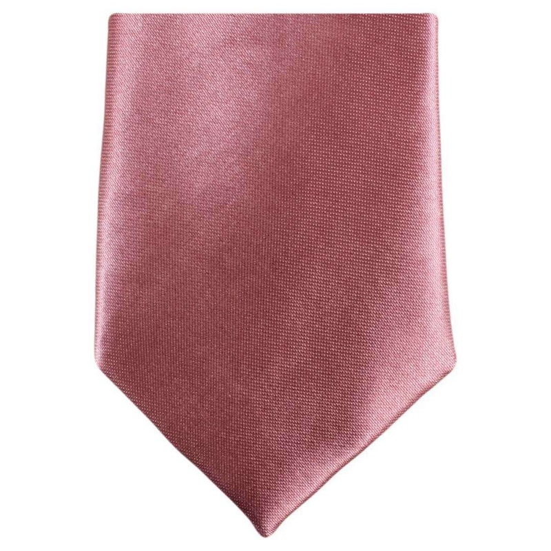 Knightsbridge Neckwear Slim Polyester Tie – Nude Pink