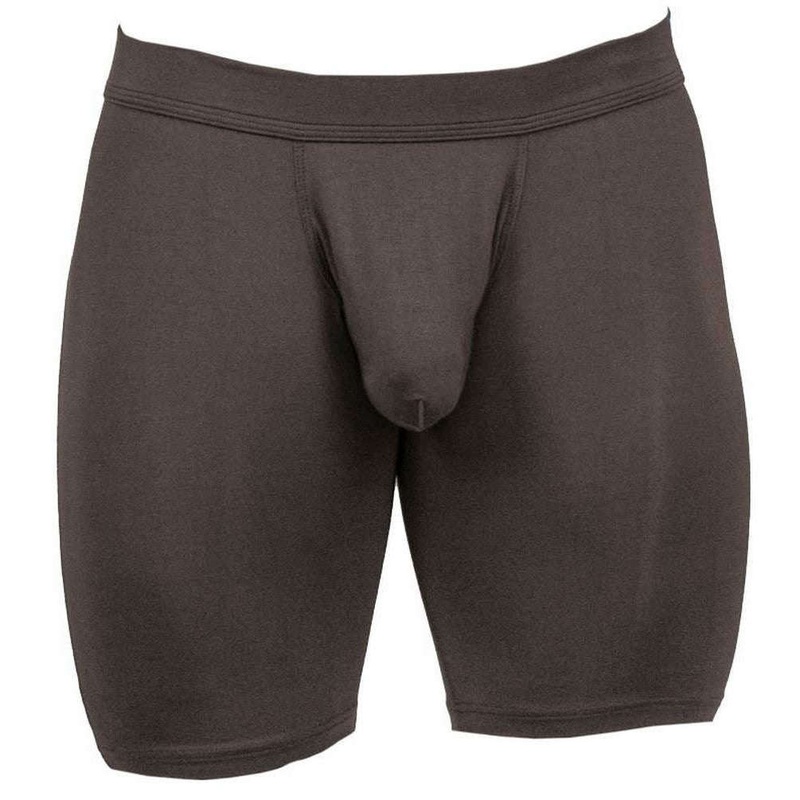 Obviously EliteMan Boxer Brief 9inch Leg – Titanium Grey