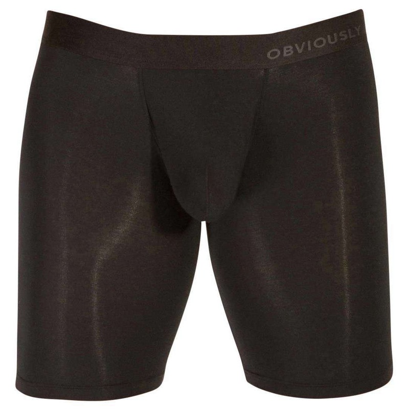 Obviously PrimeMan AnatoMAX Boxer Brief 9inch Leg – Black