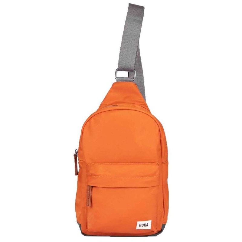Roka Willesden B Sustainable Nylon Scooter Bag – Burnt Orange