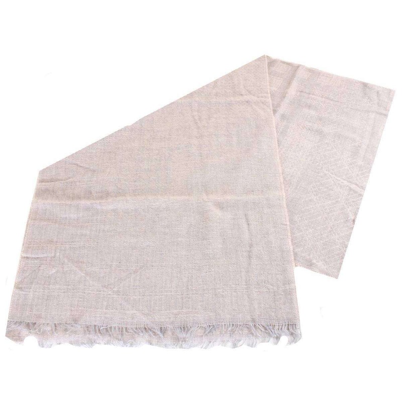 Bassin and Brown Cottee Large Self Textured Scarf – Beige