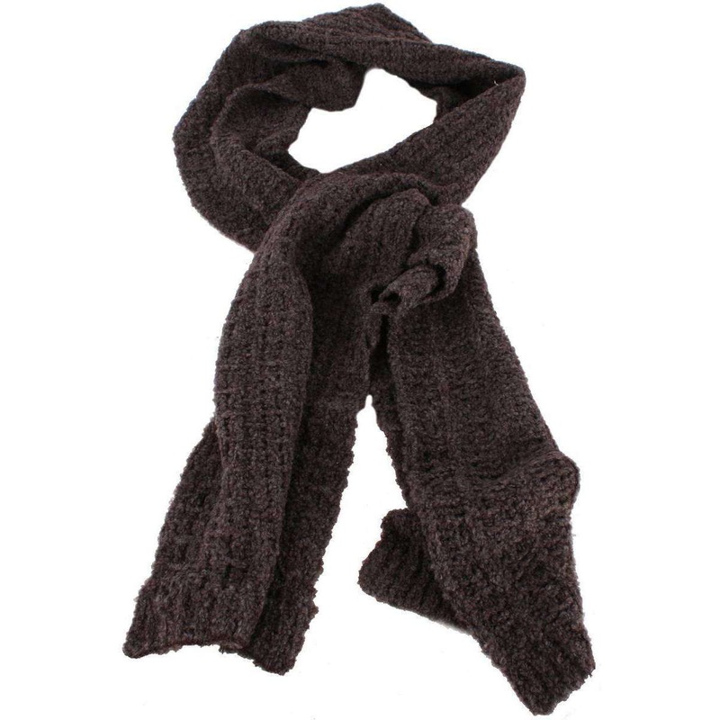 Bassin and Brown Gibson Plain Texture Scarf – Brown