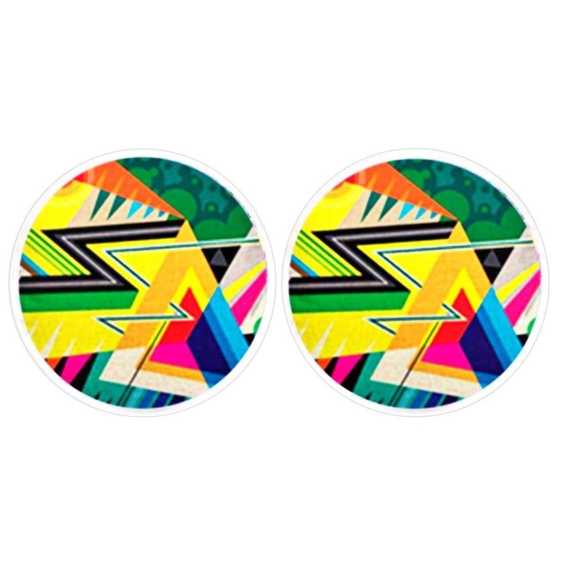 Bassin and Brown Jagged Stripe Cufflinks – Multi-colour