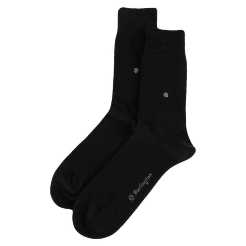 Burlington Everyday Combed Cotton 2 Pack Socks – Black