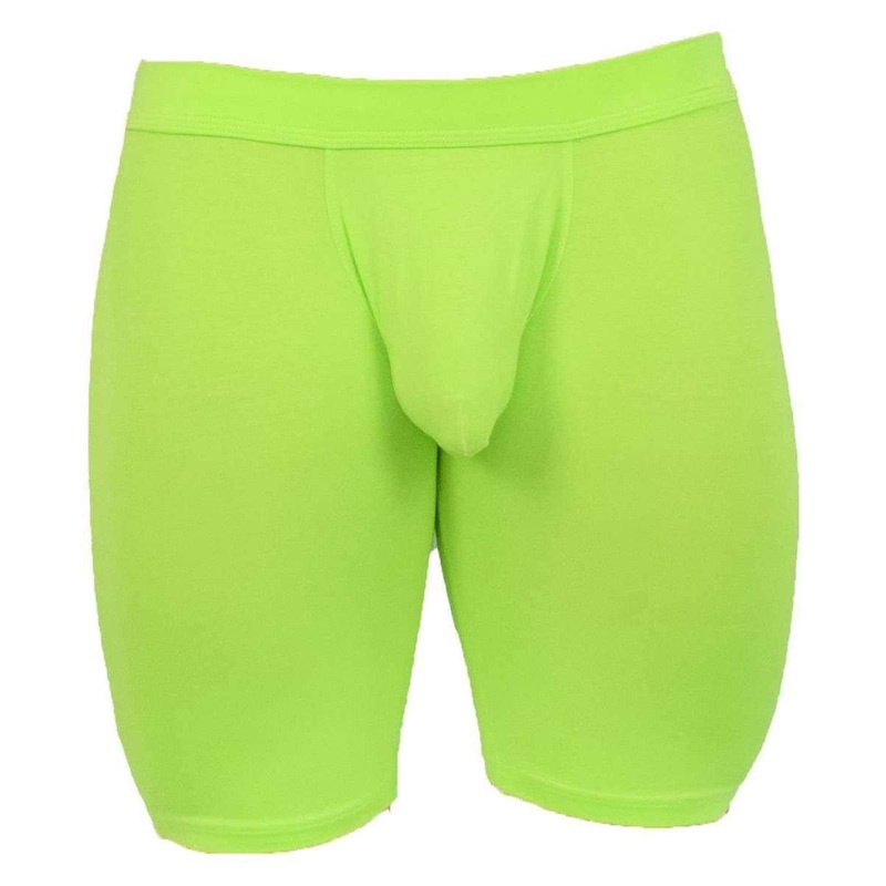 Obviously EliteMan Boxer Brief 9inch Leg – Lime
