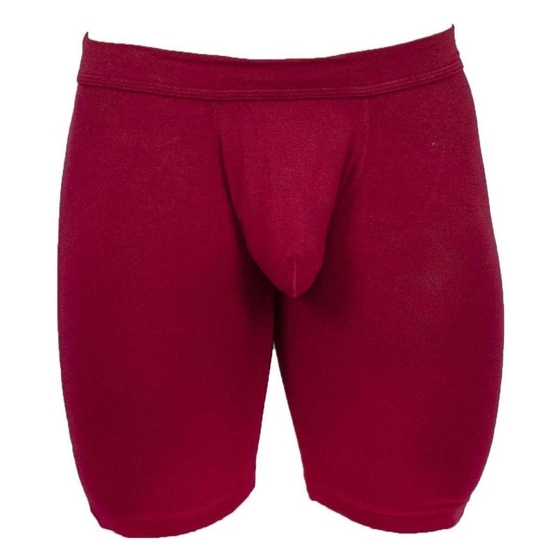 Obviously EliteMan Boxer Brief 9inch Leg – Maroon Red