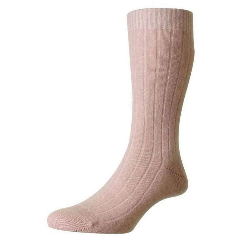Pantherella Waddington Cashmere Socks – Rose Pink
