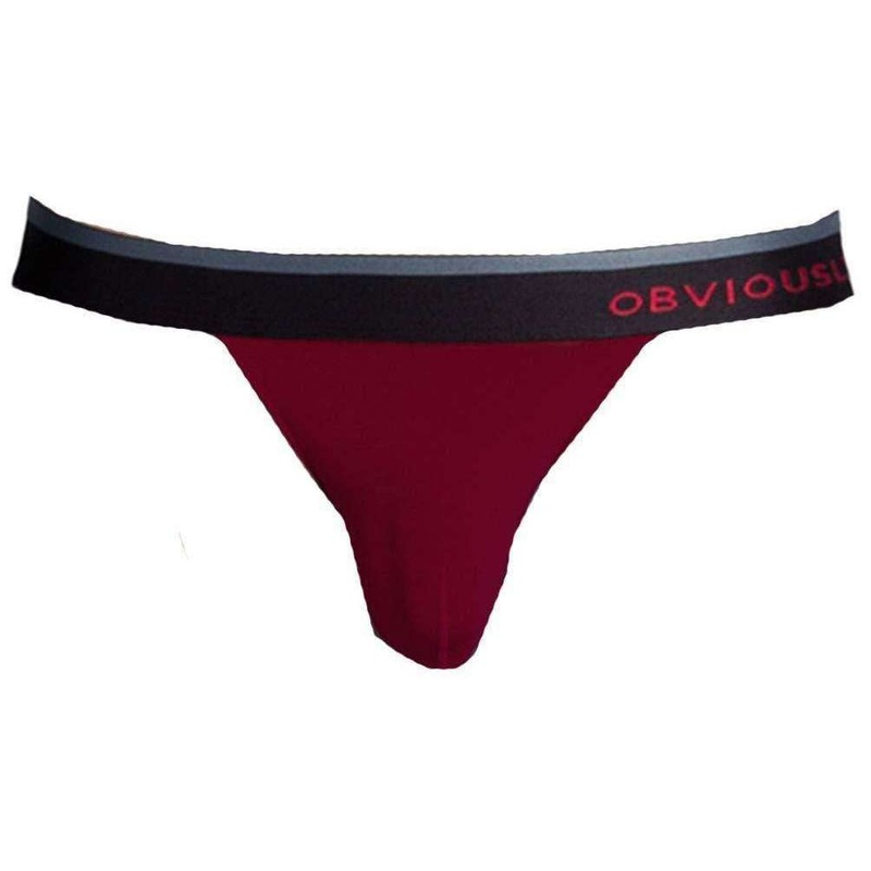 Obviously PrimeMan AnatoMAX Jockstrap – Maroon Burgundy