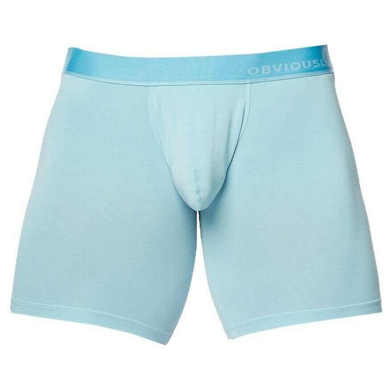 Obviously PrimeMan Boxer Brief 6inch Leg – Sky Blue