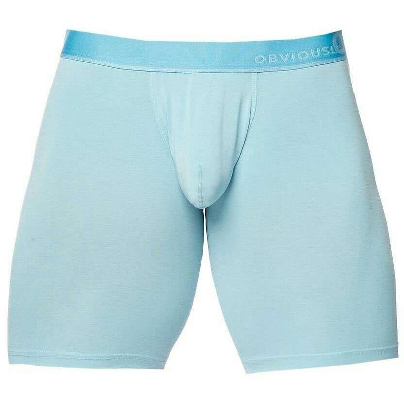 Obviously PrimeMan Boxer Brief 9inch Leg – Sky Blue
