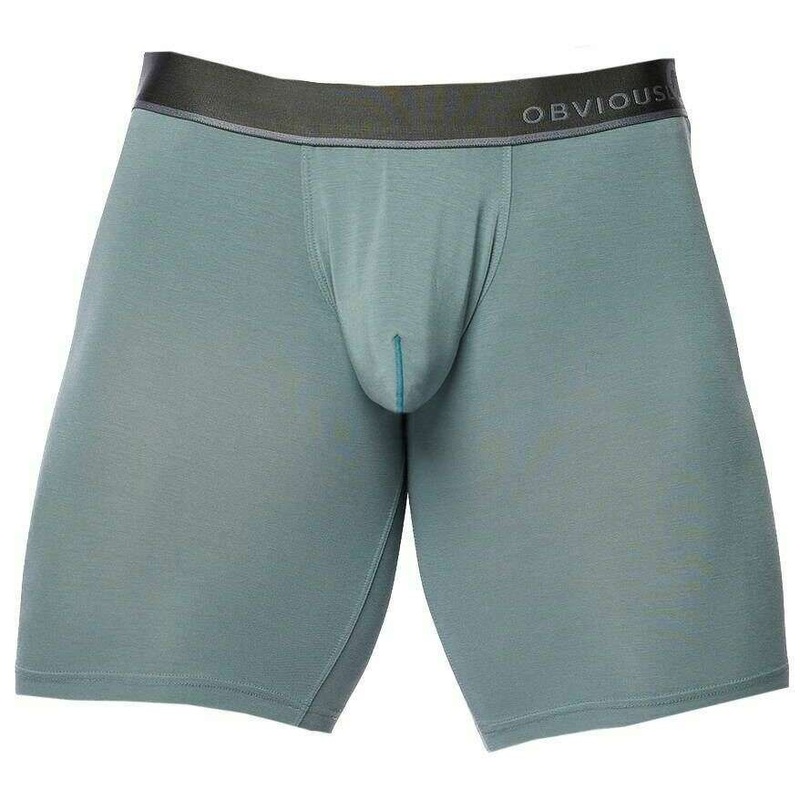 Obviously PrimeMan Boxer Brief 9inch Leg – Slate Grey