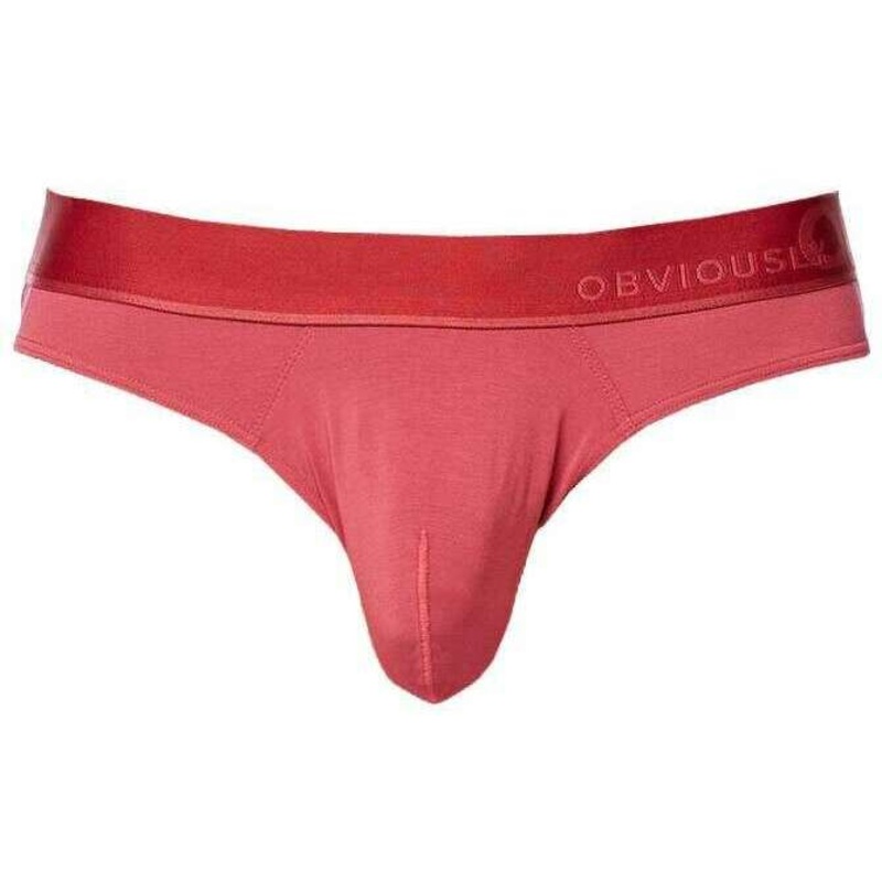 Obviously PrimeMan Hipster Brief – Brick Red