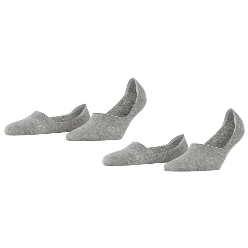 Burlington Everyday Invisible 2 Pack Socks – Light Grey