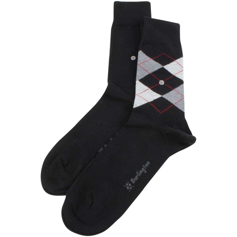 Burlington Everyday Mix 2 Pack Socks – Black/Grey/Light Grey