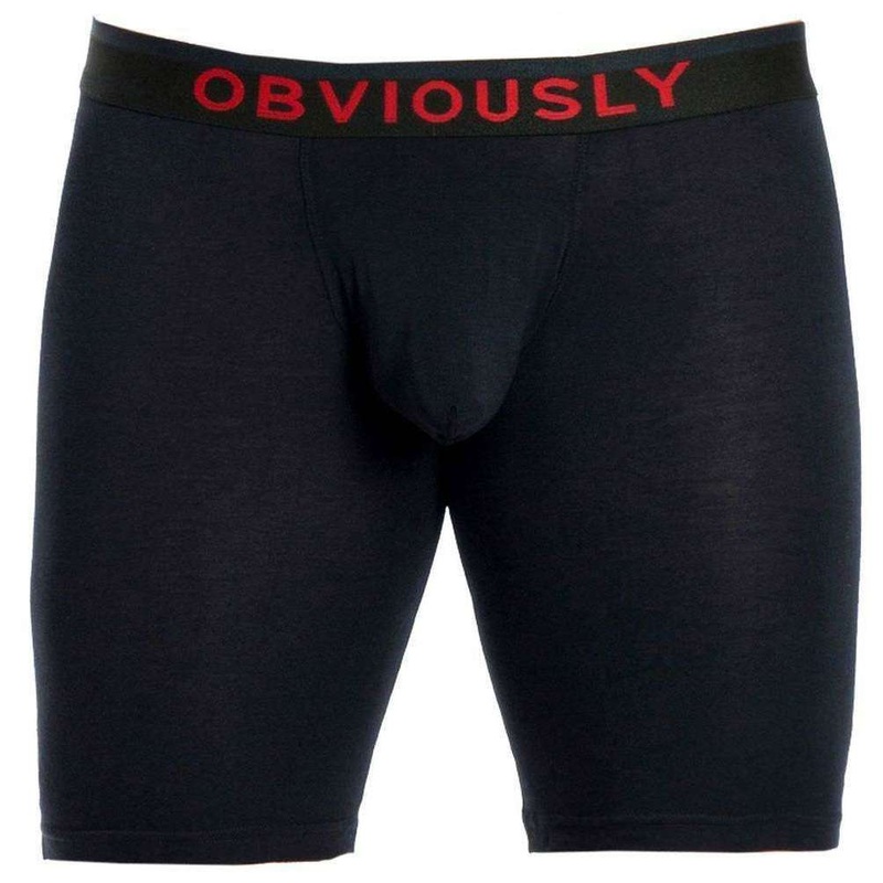 Obviously FreeMan AnatoFREE Boxer Brief 6inch Leg – Black