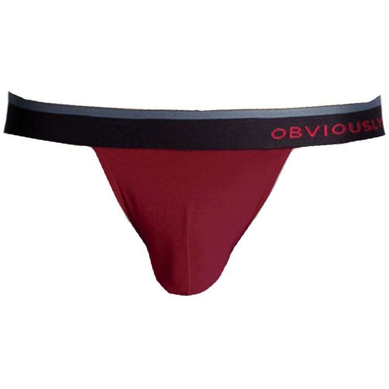 Obviously PrimeMan AnatoMAX Bikini Brief – Maroon Burgundy