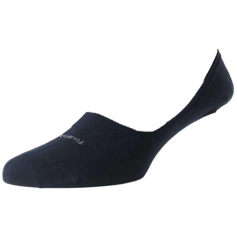 Pantherella Footlet Egyptian Cotton Shoe Liner – Navy