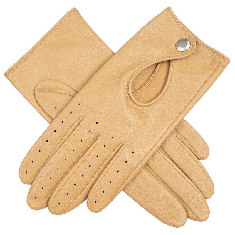 Dents Thruxton Leather Driving Gloves – Toffee Beige