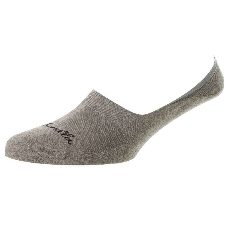 Pantherella Stride Invisible Cushion Sole Socks – Light Grey Mix