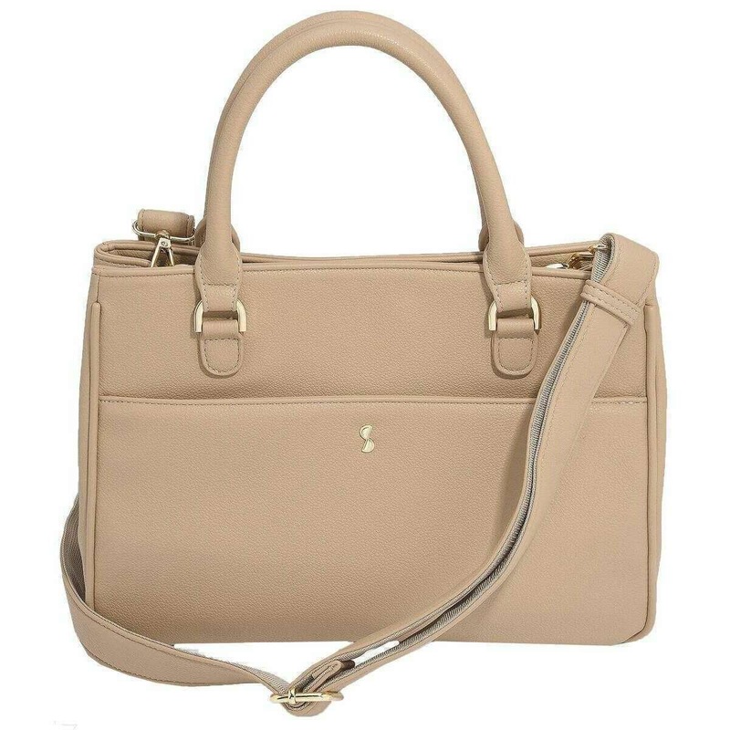 Stackers Small Handbag – Camel Beige