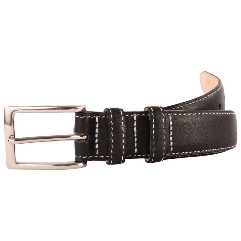 Bassin and Brown Leather Belt – Black