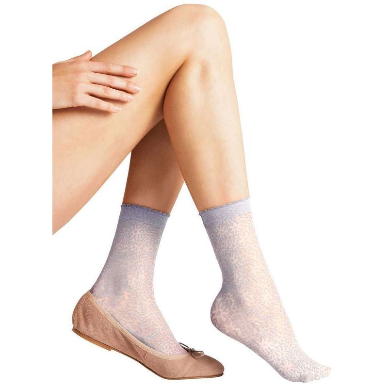 Falke Danty Daisy 15 Denier Anklet Tights – White