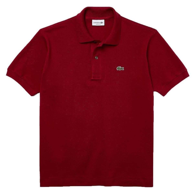 Lacoste Classic Pique Polo Shirt – Bordeaux Burgundy