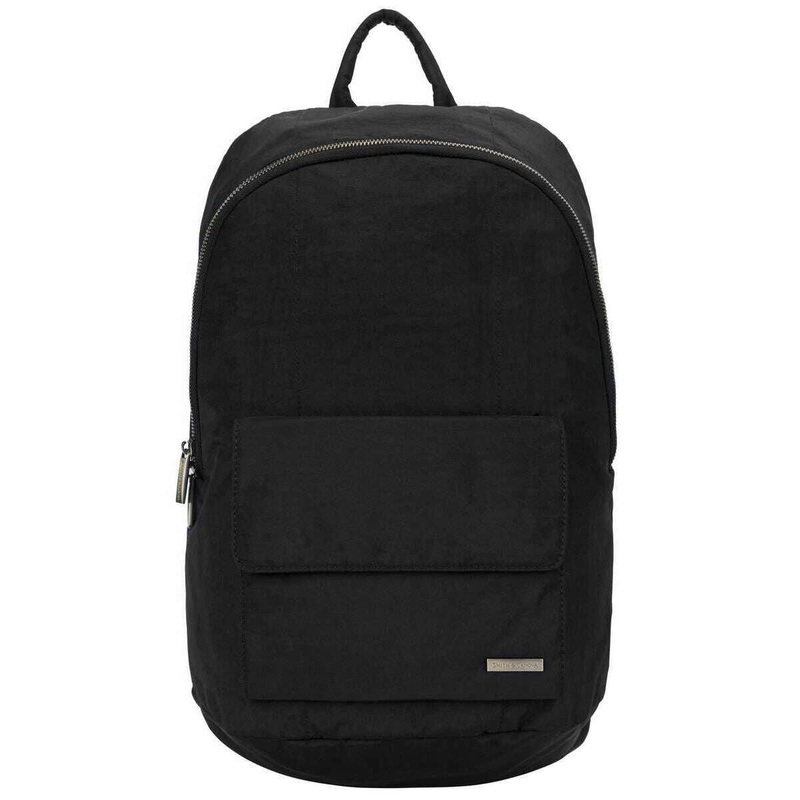 Smith and Canova Zip Around Nylon Backpack – Black