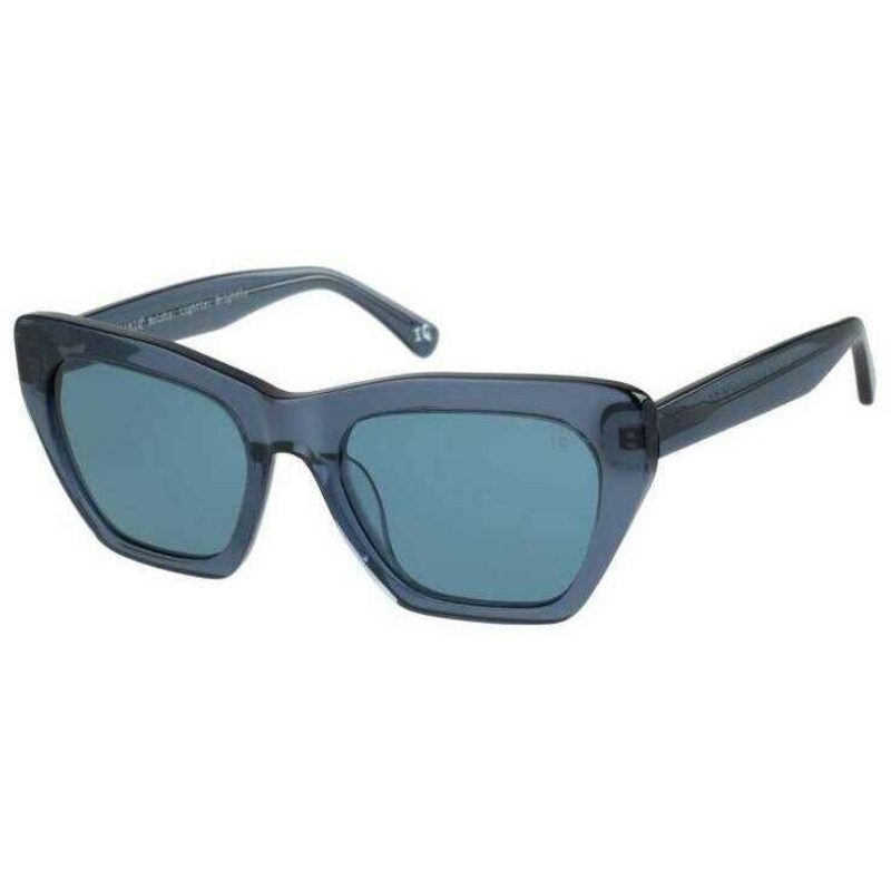 Botaniq Angular Cat-Eye Sunglasses – Blue