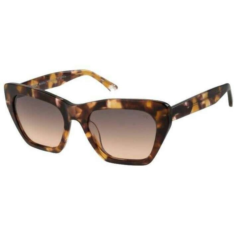 Botaniq Angular Cat-Eye Sunglasses – Brown Tort