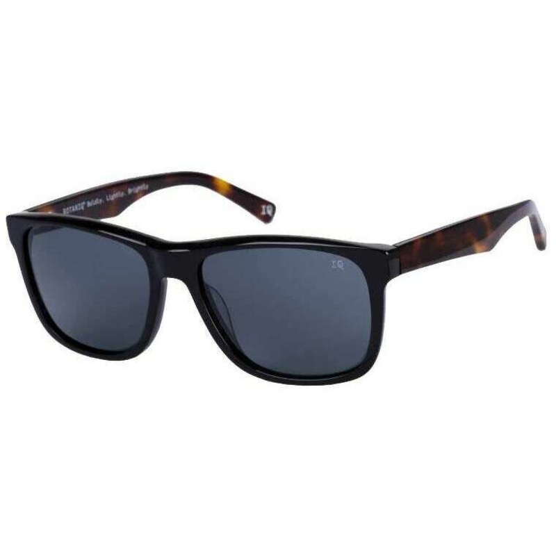 Botaniq Bold Square Sunglasses – Black/Brown Tort