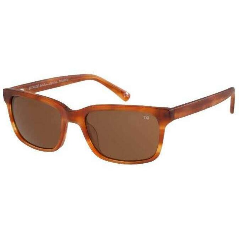 Botaniq Narrow Rectangle Sunglasses – Brown Tort