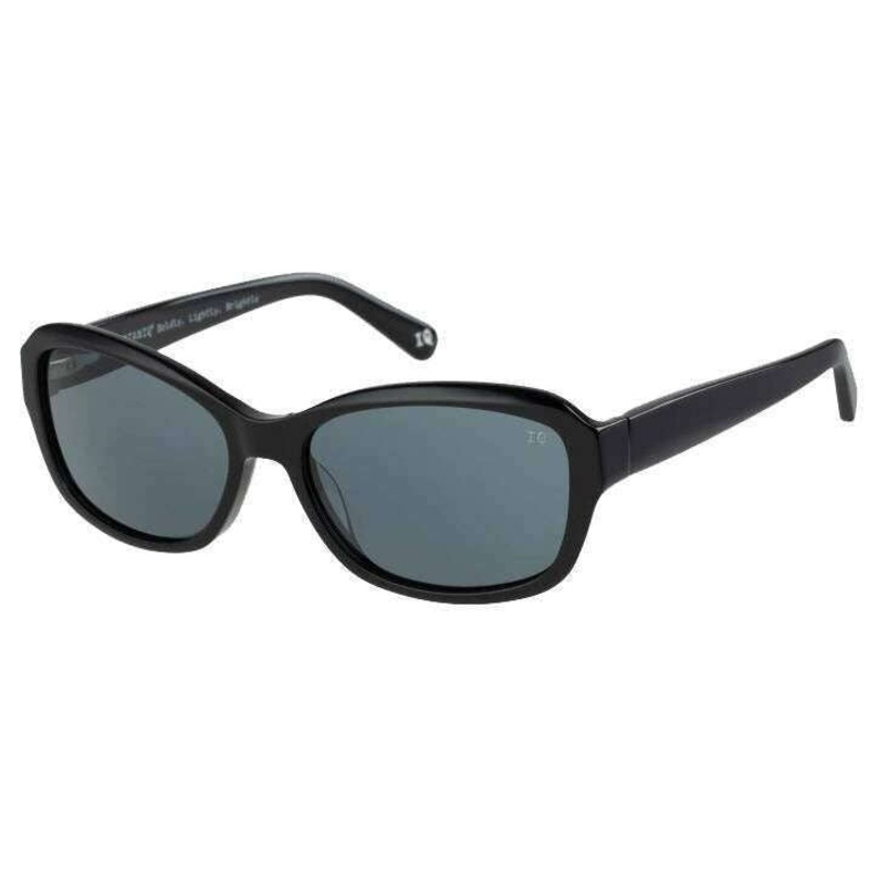 Botaniq Oval Sunglasses – Black