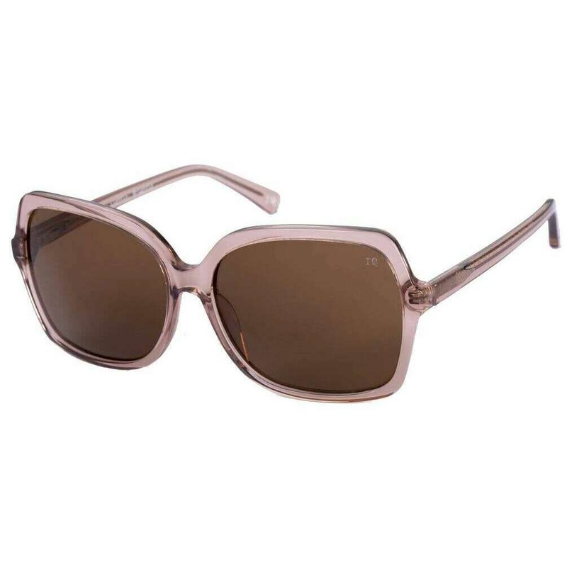 Botaniq Oversized Square Sunglasses – Nude Pink